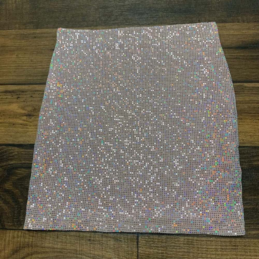 Women’s Size S Pink Sparkling Skirt by Chocolate - Lined and Chic